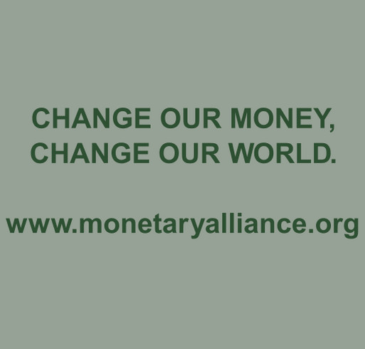 Grab your Alliance For Just Money gear in time for Mayday for Money! shirt design - zoomed