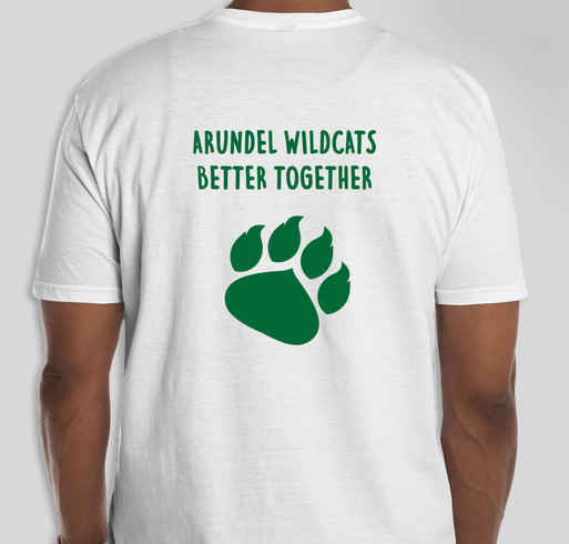 Arundel High School Best Buddies Fundraiser - unisex shirt design - back