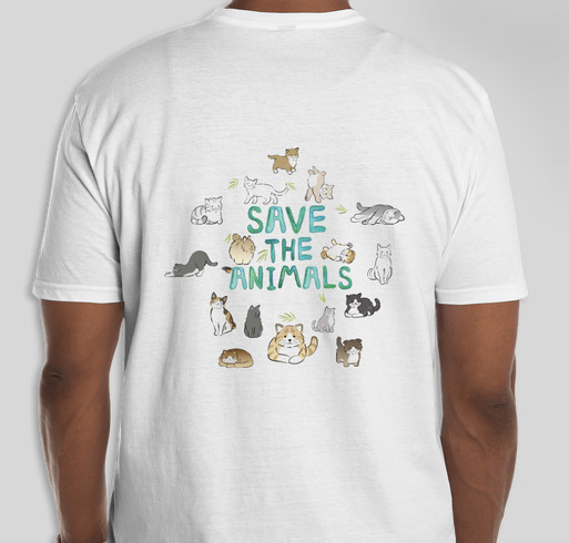 Save The Animals Fundraiser - unisex shirt design - back