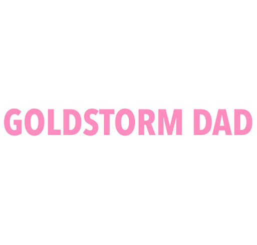 ‘GoldStorm Dad’ Men’s Shirt - white shirt design - zoomed