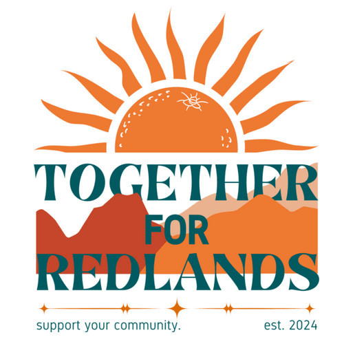 Together For Redlands Spring '26 T-Shirt Fundraiser shirt design - zoomed