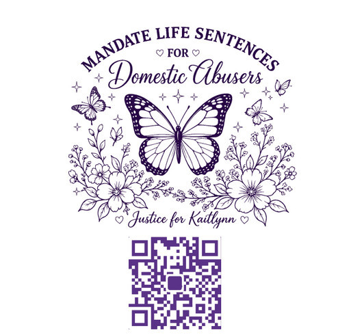 Petition to Mandate life sentences for domestic abusers shirt design - zoomed