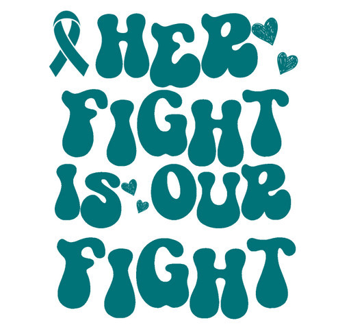 One Shirt. One Fight. #Team Ashley shirt design - zoomed