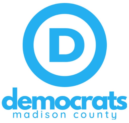 Madison Co Nebraska Dems shirt design - zoomed