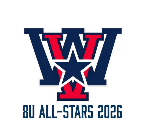 WVBR 8u All-Stars shirt design - zoomed