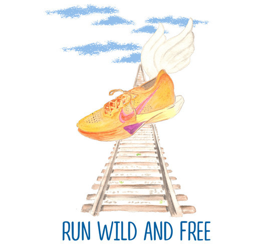 Run For Christina shirt design - zoomed