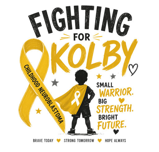 Fight for Kolby shirt design - zoomed
