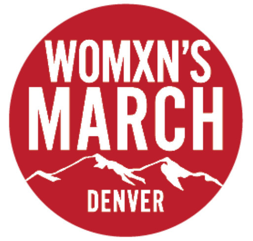 Womxn's March Denver shirt design - zoomed