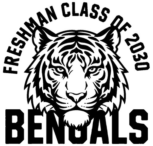 Freshmen Class of 2030 T-Shirt Fundraiser shirt design - zoomed