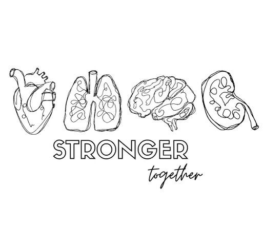 Stronger Together for Kathy shirt design - zoomed