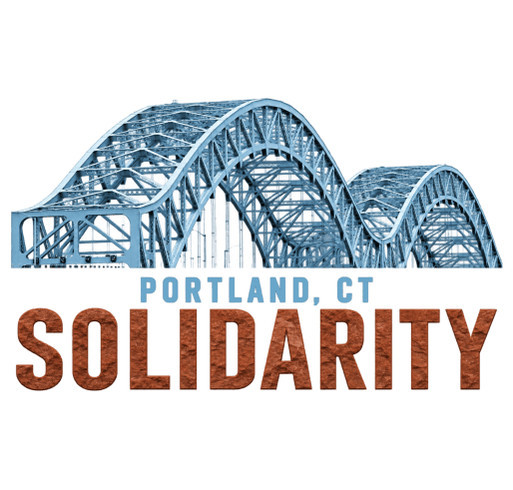 Support Portland's Committee on Solidarity shirt design - zoomed