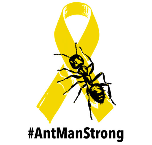 AntMan Strong Cancer Fundraiser shirt design - zoomed