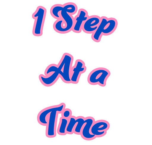 1 Step At a Time shirt design - zoomed