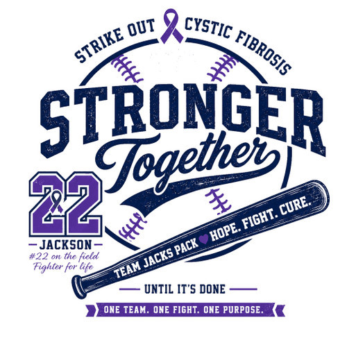 Strike Out Cystic Fibrosis shirt design - zoomed