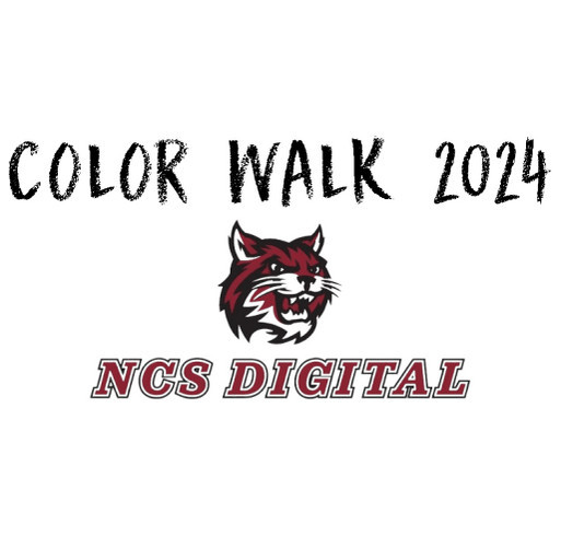 NCS Digital 1st Annual COLOR WALK! shirt design - zoomed