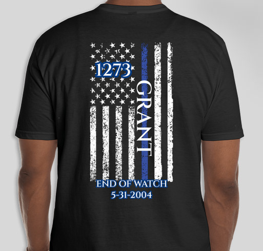 Deputy David Grant Fundraiser - unisex shirt design - back