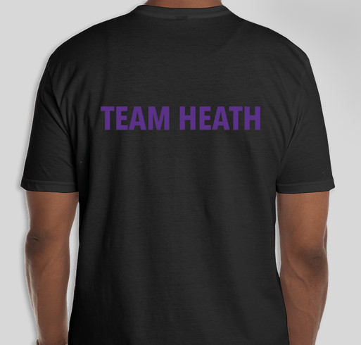 Support for Heath FInn Fundraiser - unisex shirt design - back