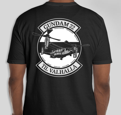 GUNDAM 22 Fundraiser - unisex shirt design - back