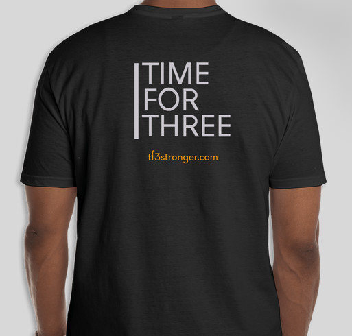Unite Against Bullying with Time for Three Fundraiser - unisex shirt design - back