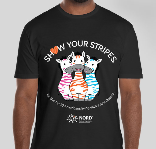 SHOW YOUR STRIPES Fundraiser - unisex shirt design - front