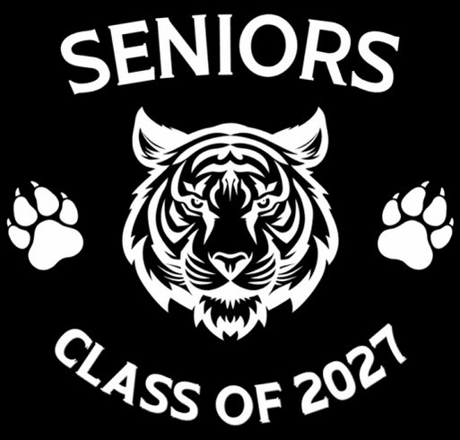 Class of 2027 Senior HOCO T-Shirt shirt design - zoomed