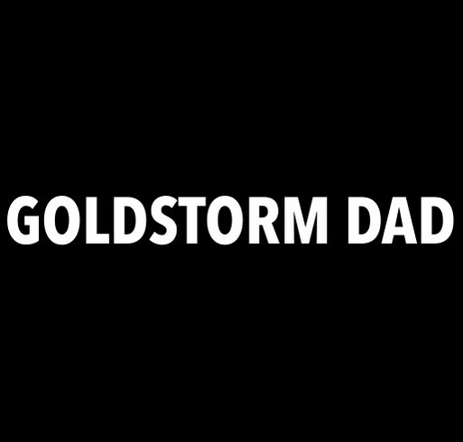 ‘GoldStorm Dad’ Men’s Shirt - black shirt design - zoomed