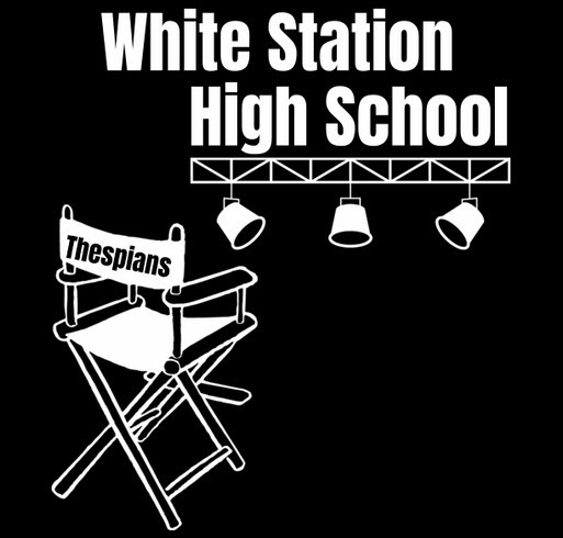 White Station Thespians Tshirt 2026 shirt design - zoomed