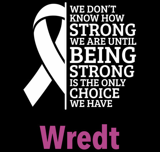 Never giving up the fight- Bob Wredt shirt design - zoomed