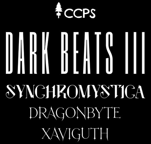 Dark Beats for Dark Times III - Synchromystica t-shirt - CCPS shirt design - zoomed