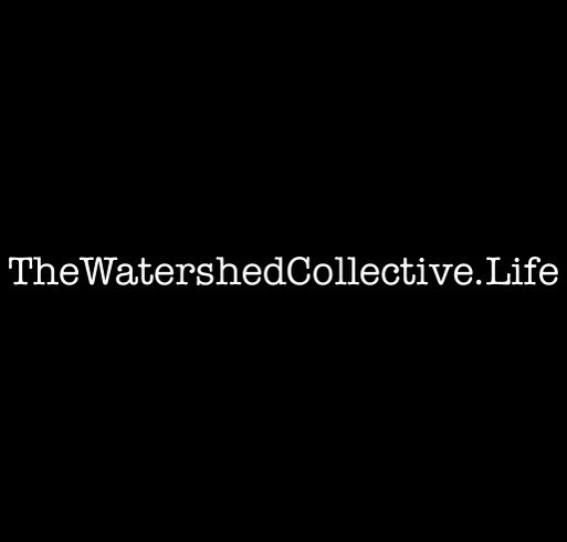 The Watershed Artist Collective 2026 Mural Project shirt design - zoomed
