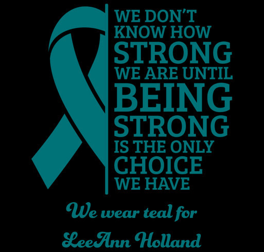LeeAnn's Fight shirt design - zoomed