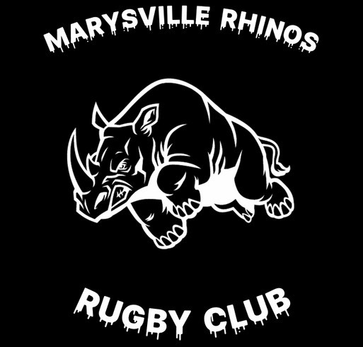 Help support the Marysville Rhinos Rugby Club shirt design - zoomed
