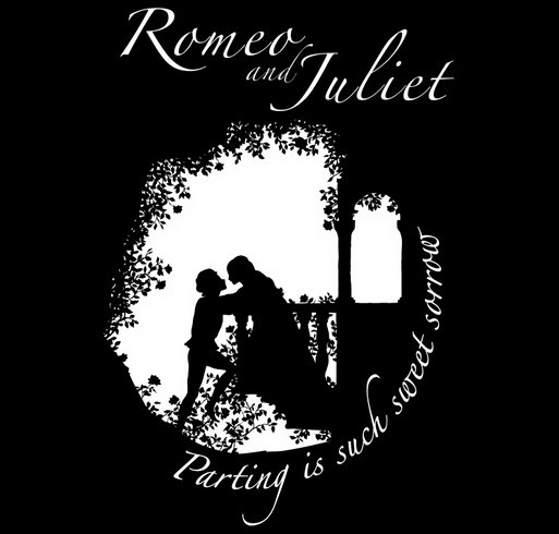 Cleveland Ballet's "Romeo and Juliet" T-shirt Fundraiser shirt design - zoomed