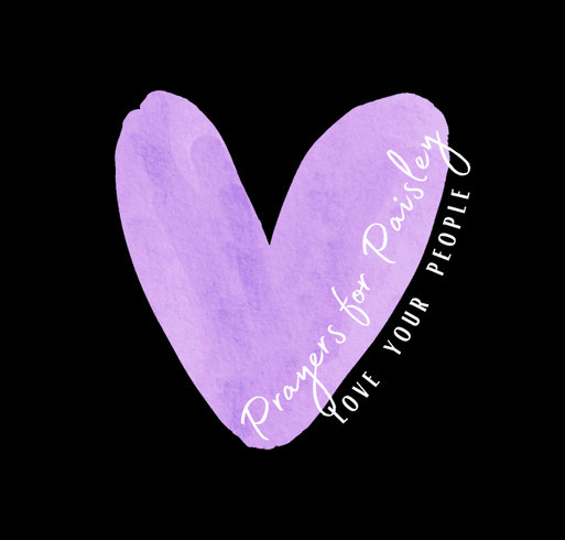 Prayers for Paisley shirt design - zoomed