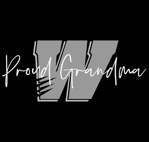 Proud Grandma shirt design - zoomed