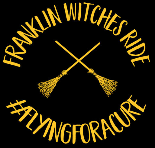 2nd Annual Franklin Witches Ride shirt design - zoomed