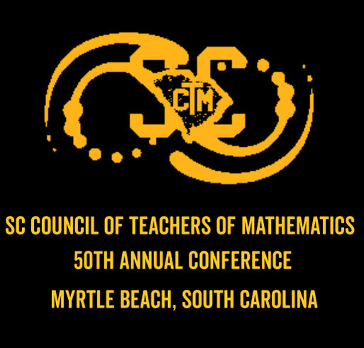 SCCTM Golden Anniversary Conference tshirts shirt design - zoomed