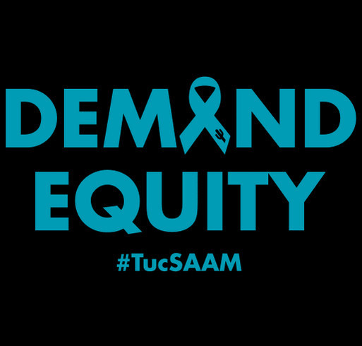 TucSAAM - Greater Tucson Sexual Assault Awareness Month shirt design - zoomed