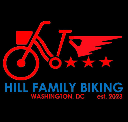 Hill Family Biking x Maury PTA for Permanent Crosswalk Art shirt design - zoomed