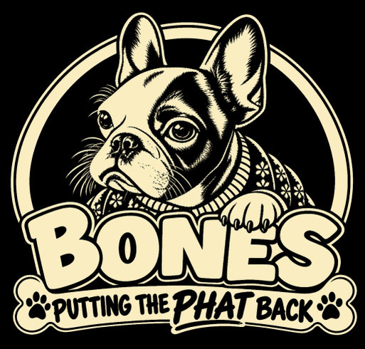 Bones shirt design - zoomed