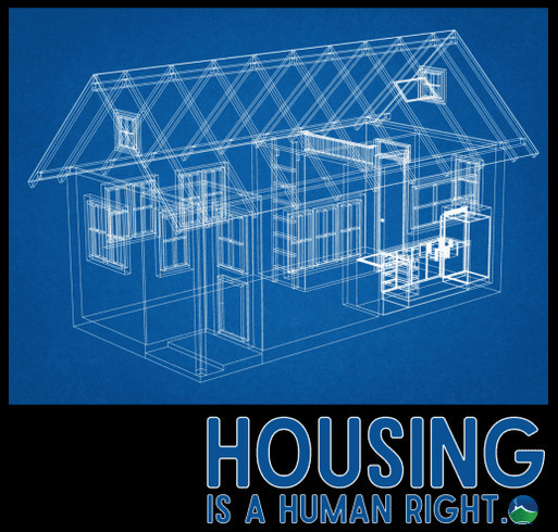 Housing Is a Human Right shirt design - zoomed