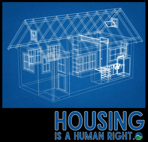 Housing Is a Human Right shirt design - zoomed