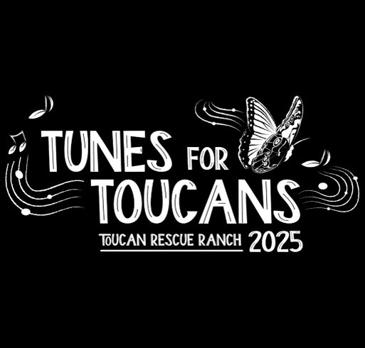 Tunes for Toucans 2025 shirt design - zoomed