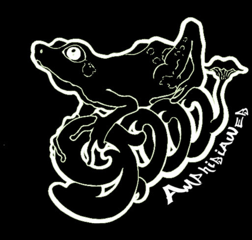 AmphibiaWeb celebrates 9000 amphibians! shirt design - zoomed