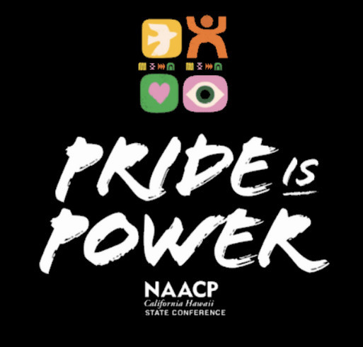 NAACP California Hawaii Pride Month T-Shirt shirt design - zoomed