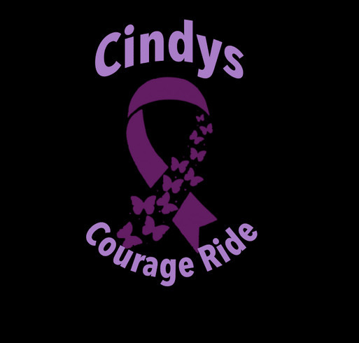 Cindy’s Courage Ride shirt design - zoomed
