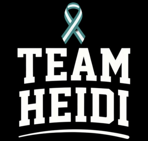 Team Heidi: No One Fights Alone. Cervivor Strong! shirt design - zoomed
