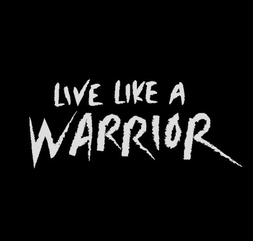 Aaron Atkins: Live Like A Warrior shirt design - zoomed
