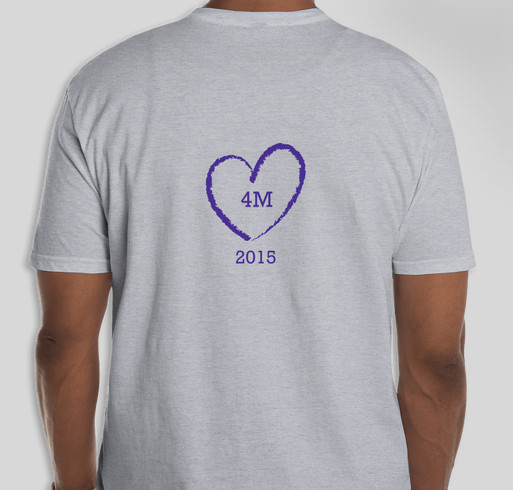 #ENDALZ with Marilyn's Mighty Memory Makers Fundraiser - unisex shirt design - back
