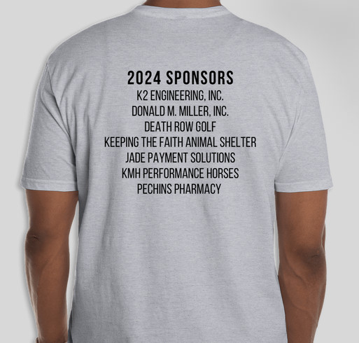 Seton Hill Women's Equestrian Team T-shirt Fundraiser Fundraiser - unisex shirt design - back